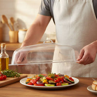 Transparent Food Cover High Clearness Transparent Plate Cover Rectangular Food Protector Keeps Away Kitchenware Complimentary