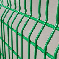 Animal-proof Wire Mesh Fence, Green, Double Wire, High Security, Rust-proof, Powder Coated