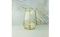 Geometric Glass Terrarium Modern Design Glass Terrarium Nordic Design Micro-Landscape Box for DIY Crafters, Desktop, Wedding, Bookshelf