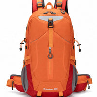 Mountaineering Backpack Ergonomic Hiking Backpack with Frame Adjustable Bag for Climbers, Travel