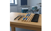 7 Pieces Drum and Brush Set Versatile Sound Options Retractable Wire Drum Brushes Includes Storage Bag Percussion Accessory for Practice Practice Time