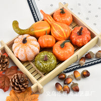Foam Pumpkin Set for Autumn, Halloween, and Thanksgiving Decor