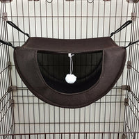 Cat Hammock Hanging Cat Bed with Breathable Mesh, Comfortable Hanging Bed Hammock Bed for Cat Cage Accessory, Indoor Cat Bed and Kitten Bed