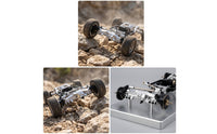 RC Car Axle CNC-Machined Front Rear Complete Axle Set with Steel Gears Aluminum Axles for Hobbyists