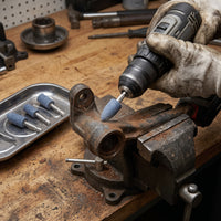 Hex Shank Grinding Wheel Head for Electric Drills and Pneumatic Tools, Metal Polishing and Rust Removal