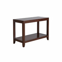 Solid Wood Construction 2-Tier Side Table Minimalist Design 2-Tier End Table Multi-Functional Bedside Stand Versatile Use for Apartment Dwellers, Homeowners, Families, Living Room, Bedroom, Hallway, Entryway