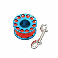 Anti-Tangle Diving Spool Reel Stainless Steel Snap Aluminum Dive Spool for Technical Divers