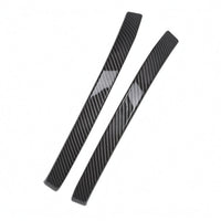 2 Pieces Slim Anti-Collision Mirror Strip Two-Piece Side Mirror Cover Strip Impact Absorbing Car Accessory