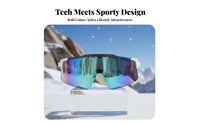 Windproof Sports Glasses 400 Protection Hiking Sunglasses Single Lens Sport Sunglasses Shockproof Resistant for Running
