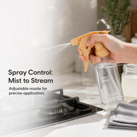 Plastic Spray Bottle for Alcohol, Cleaning, and Gardening - 300ml