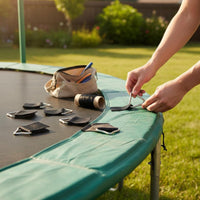 Trampoline Mat Triangle Buckle Complete Repair Kit Trampoline Mat V-Shaped Loop Reinforced Thread Galvanized Iron Buckle