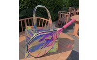 Badminton Racket Bag Lightweight Tennis Racket Tote Bag Tear Resistant for Outdoor