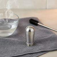 Universal Fit Coffee Machine Steam Nozzle Corrosion-Resistant Milk Frother Nozzle Head Easy Installation Stainless Steel Milk Foam Spout Detachable for Baristas
