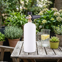 Car Cleaning Foam Sprayer for Professional Car Wash, Heavy Duty Copper and Aluminum Car Detailing Tool, 1L Bottle with 1/4 Inch Quick Connect