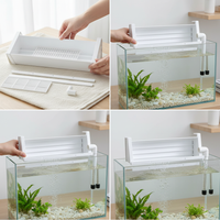 Aquarium Top Filter Box with Hooks - External Hanging Drip Filter for Fish Tanks