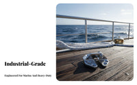 Sturdy Duty Detachable Hinge Stainless Steel Deck Hinge Watercraft Hardware Mirror Polished Easy to Install