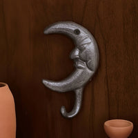 Vintage Cast Iron Hook Heavy Duty Rustic Wall Hook Easy to Install Coat Hooks with Hardware Long-Lasting for Mudroom