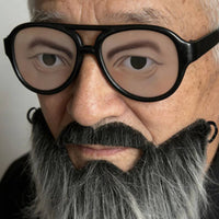 Fake Mustache Beard Set Stage Performance Self Beard Easy to Wear Fake Mustache Set for Theater