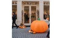 Inflatable Pumpkin Ribbed Pumpkin Inflatable Outdoor for Yard, Party