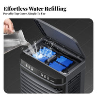 Industrial Air Chiller Multiple Speeds Mobile Water-Based Chiller Fan Quiet Water Cooling Fan for Warehouse, Restaurant, Supermarket