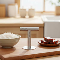Multipurpose Ejiao Molding Tool Long-Lasting Construction Stainless Steel Food Press Effort-Saving Design Steak Weight Press Non-Stick Surface for Chefs, Bakery