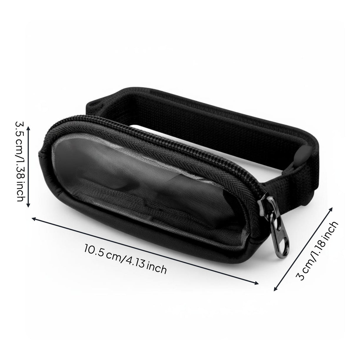 Sun Visor Lipstick Pouch Easy Access Lip Chap Product Holder Does Not Obstruct View Zippered Visor Pouch for Drivers
