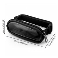 Sun Visor Lipstick Pouch Easy Access Lip Chap Product Holder Does Not Obstruct View Zippered Visor Pouch for Drivers