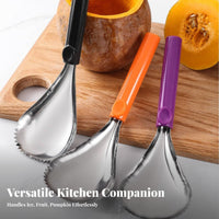 Pumpkin Scraper Multi-Functional Pumpkin Center Remover Stainless Steel Carving Spoon Easy to Clean Stainless Steel Center R