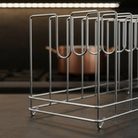 Pizza Pan Rack Silver-Plated-Plated Multi-Tier Baking Sheet Holder Sheet Pan Rack Space-Saving Rust-Resistant for Restaurants