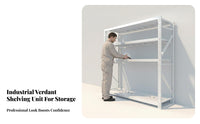Emergency Equipment Rack Easy Assembly Heavy Duty Metal Shelving Unit Modular Design Adjustable Steel Shelving for Facility Managers, Basement, Pantry