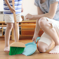 6 Pieces Wooden Cleaning Toy Set Easy to Storage Pretend Play Kit Skill-Building