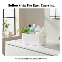 Handled Plastic carrier adaptable Organizer Basket Easy to Clean for Dorm Room