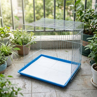 Disposable Absorbent Bird Cage Liners for Parrot Droppings Tray, 100-Count