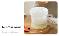 Greek Yogurt Maker Large Capacity Spring Press Yogurt Strainer Dust Resistant Lid Whey Separator for Enthusiasts, Home Cooks
