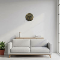 Non-Ticking Modern Round Wall Clock Minimalist Design Silent Quartz Clock Easy to Read for Living Room, Bedroom, Office