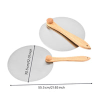 Space-Saving Pizza Peel with Folding Handle Portable Stainless Steel Pizza Peel Long-Lasting Baking Tool Rust-Resistant for Home Bakers