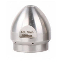 Forward and Rear Jets High Pressure Pipe Cleaning Nozzle Self-Propelling Design Sewer Drain Flushing Nozzle Powerful Clog Removal