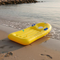 Thickened Kids Buoyant Board with Handles Large Size Children's Inflatable Surfboard High Buoyancy Wave Body Board with Handles Portable for Swimming Pool, Beach