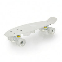 Portable Single-Kick Skateboard Smooth Plastic Skateboard Long-Lasting Cruiser Board on-the-Move for Street Riding