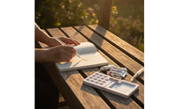 Sketchbook with Hardcover Compact Bound Sketchbook Portable Drawing Book for Artists, Students, Travel, School