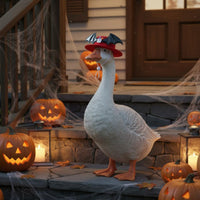 Halloween Goose Decoration DIY Arachnid Goose Outfit Festive Spooky Design