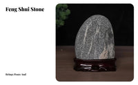 prepared to Display Natural stsingle piece Stand Detailed Design House Decoration Weather-Resistant Stsingle Sculpture for Feng Shui Believers, Religious Individuals, Living Room, Home, Entryway, Patio