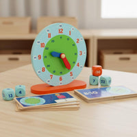 Time Learning Toy Set Child-Centered Inspired Multifunctional Timepiece Toy