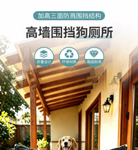 Portable Folding Dog Toilet with Artificial Grass for Outdoor Use