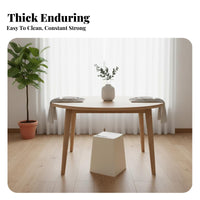 Molded Plastic Stool Thickened and long-lasting Backless Seat Modern Minimalist design aesthetic