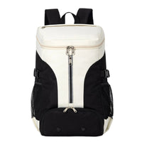 Logo Custom Badminton Backpack Two Shoulder Straps Large Capacity Sports Backpack Mesh Pockets Athletic Gear Water-Resistant for Students