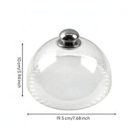 Food Cover with Knob Clear Lid Dustproof for Caterers