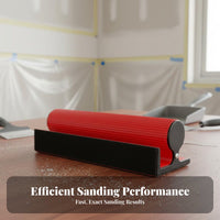 Built-in Light Illuminated Sanding Block Easy Paper Change Lighted Hand Sander Comfortable Grip for Painters, Woodworking, Floor Refinishing