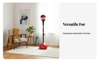 Punching Bag with Stand Thickened Base Reactive Boxing Ball Improves Hand-Eye Coordination Standing Speed Bag for Adults, Children, Home, Gym
