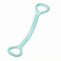 Figure-Eight Resistance Band Sage Green Figure 8 Resistance Band Fitness Gear Dotted Grip Lightweight